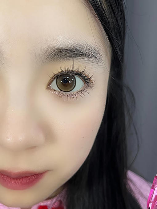 KAYLENS 梦龙可可 月抛 两片 14.5mm 参考着色 14.1mm 基弧 8.6 含水 40% 新锐国货 商品图3