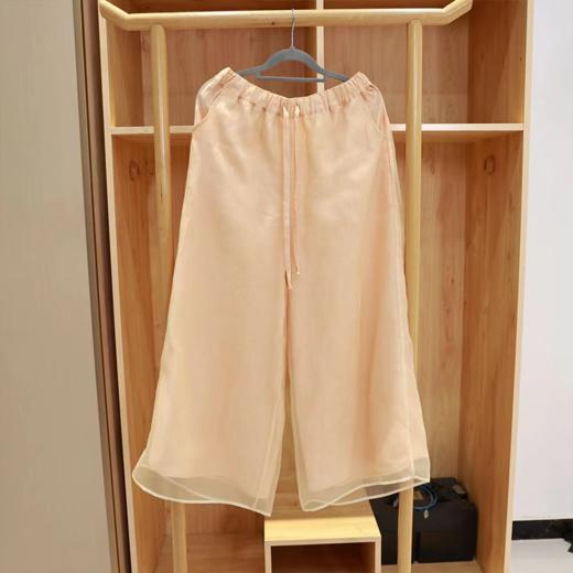 【线上专属】双层缥纱裤（20709381-扶光） 商品图0