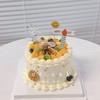 小熊蜡烛水果多多蛋糕(按当季水果装饰)-低糖处理无添加 商品缩略图1