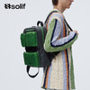 Solif原创环保撞色双肩背包大容量轻盈骑行包男女学生旅行背包 商品缩略图2
