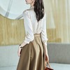 2023秋装新款衬衫女长袖宽松雪纺衫纯色女士衬衣A2362 商品缩略图1