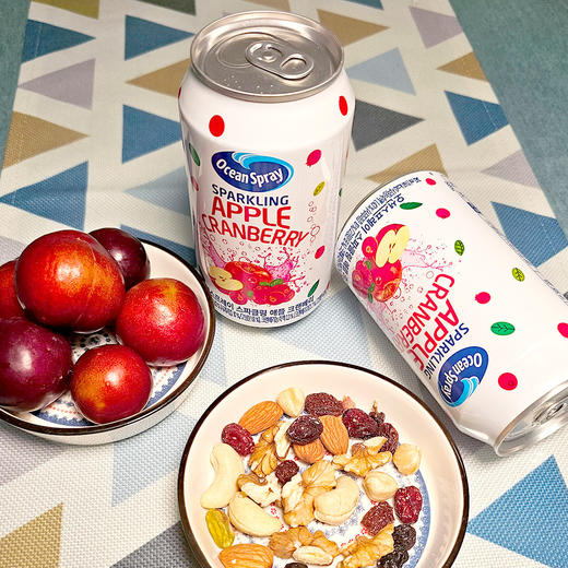 优鲜沛 蔓越莓汁气泡水 345ml*6瓶 商品图2