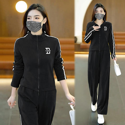 秋季新款，休闲运动服两件套卫衣阔腿裤HT-N-E05-1897 商品图2