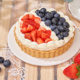 元气鲜果双拼挞 (芒果/青提/蓝莓/草莓 4 选 2)，可选8英寸东莞不配送「此东莞不配送」