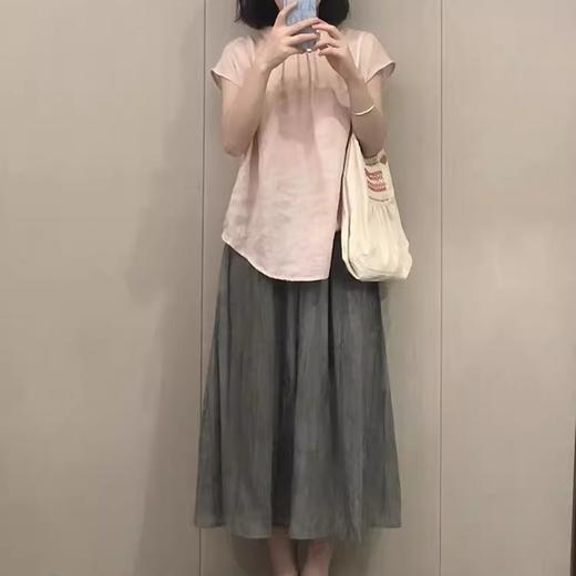 裁缝学苑AQ192亚麻衬衫纸样半身裙两件套装上衣小衫半裙服装打板 商品图5