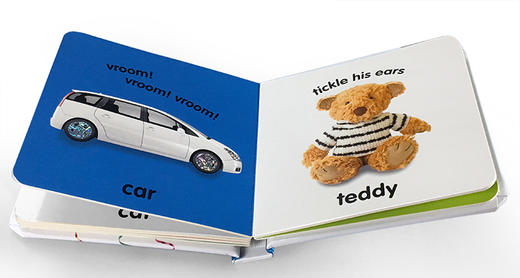 DK宝宝触摸书 单词认知 英文原版绘本 Baby Touch and Feel First Words 英文版进口原版幼儿英语启蒙纸板书 亲子共读早教益智书籍 商品图2