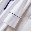2023秋装新款白衬衫女长袖宽松雪纺中长款女士衬衣A2637 商品缩略图3
