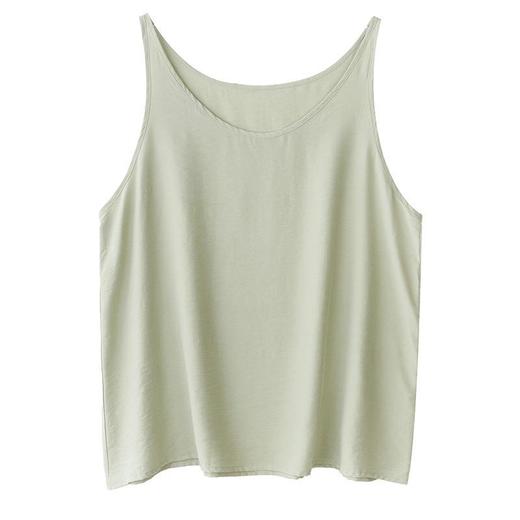 2023夏装小背心吊带休闲宽松大码吊带衫V领纯色简约1029 商品图4