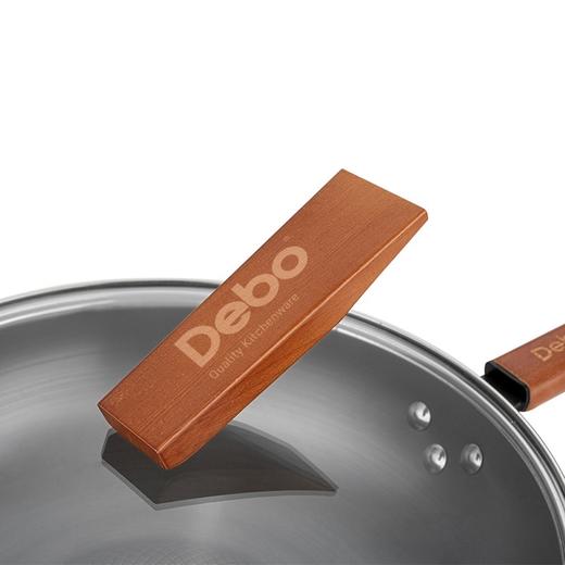 德铂Debo 海勒不粘锅 DEP-DS179 32cm配可立盖 炒锅铁锅 商品图2