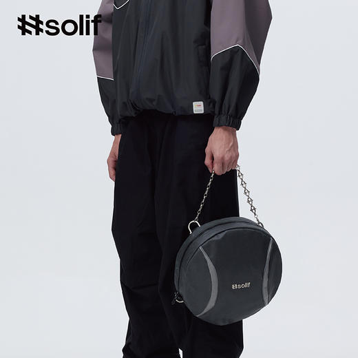 Solif日蚀飞盘包包女男新款小众双肩包原创潮流新款斜挎包 商品图2