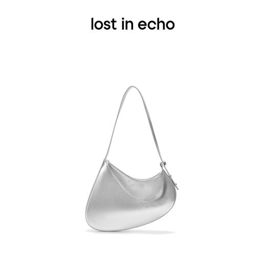 [捡漏价]lost in echo原创设计师款美拉德风蛋蛋包腋下包银色手提包单肩女 商品图0