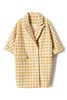 SUMMER & SAGE 黄色千鸟格大衣 8158 商品缩略图4