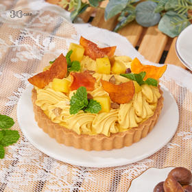 南瓜栗子芝士挞，可选8英寸东莞不配送「此东莞不配送」