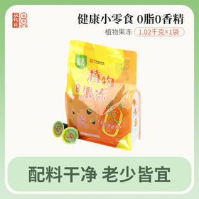广西梧州双钱牌植物果冻510g*1袋*1.02千克*袋装果冻布丁零食（2023年10月产）