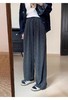 老米优品/懒洋洋的秋日，离不开软绵绵的拖地裤《松弛感糯米针织阔腿裤》微拖地，显瘦显腿直，大爱！K230821A 商品缩略图4