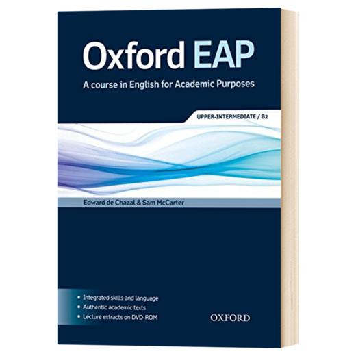 英文原版 OXFORD EAP B2 Student's Book and DVD-ROM Pack 牛津学术英语综合教材B2 英文版 商品图1