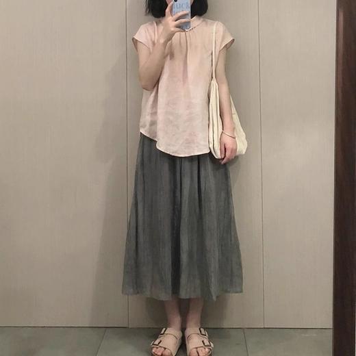 裁缝学苑AQ192亚麻衬衫纸样半身裙两件套装上衣小衫半裙服装打板 商品图1