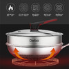 德铂Debo 迪塞尔炒锅 DEP-DS261 带蒸屉32cm 不粘锅蜂窝炒菜锅 商品缩略图1