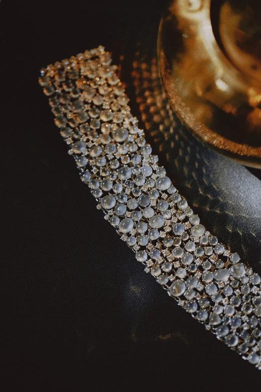 银河与丝带｜玩工艺之翡翠钻石宽手链 商品图4