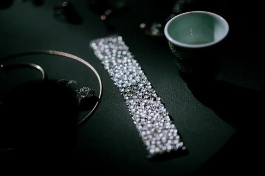 银河与丝带｜玩工艺之翡翠钻石宽手链 商品图2