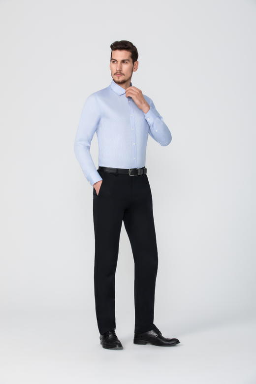 JAMESKINGDOM占姆士全棉高级免烫长袖衬衫 商品图0