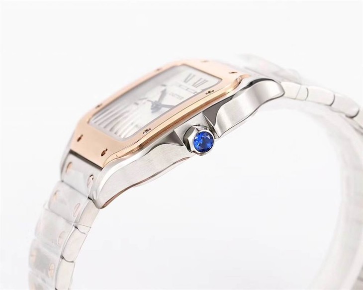 V6厂卡地亚山度士WSSA009女士35.1毫米腕表评测-圣诞好礼