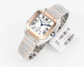 V6厂卡地亚山度士WSSA009女士35.1毫米腕表评测复刻手表一比一手表n厂c厂zf厂clean厂