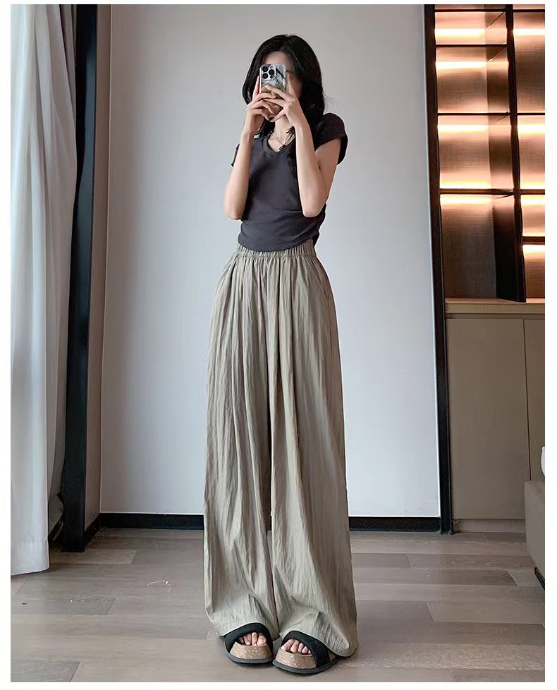 【莎莎同款】轻薄显瘦慵懒居家运动休闲山本裤