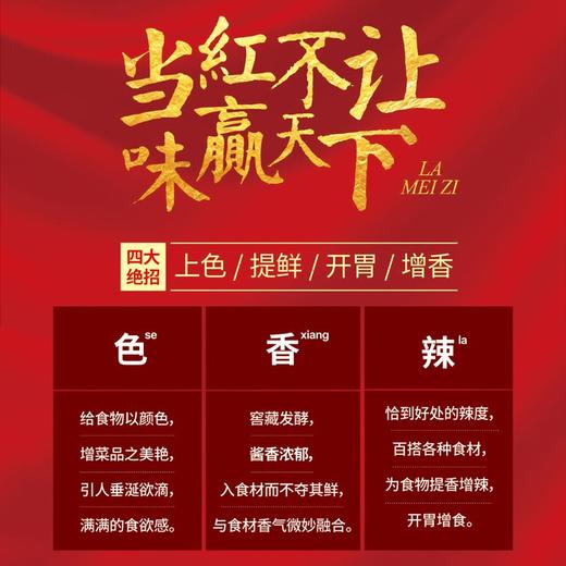 【仅供集采】辣妹子辣椒酱920g*12瓶 箱装 商品图4