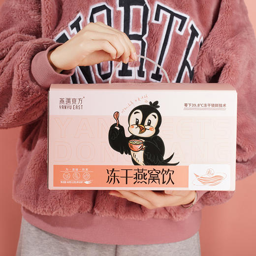 燕遇东方即食营养枸杞红枣雪梨冻干燕窝饮品5杯×12g盒装 商品图0