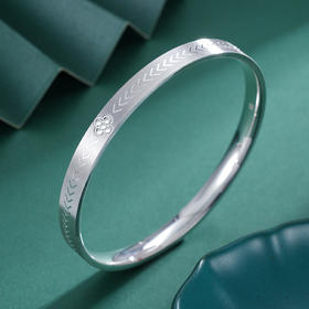 子佩集S990银【喜重重】手镯【SZ543001-3】2308