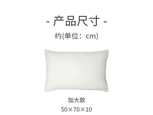 枕头 低反弹海绵碎棉枕3 加大款 商品图2