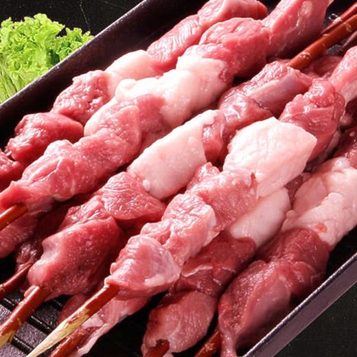 【顺丰冷链】新疆羊肉红柳大串 生鲜纯手工羊肉串  散养大尾羔羊后腿 野餐烧烤 新疆羊肉串30g*10串/包大串ASJMY 商品图1