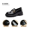 ZHR厚底乐福鞋2023新款英伦风法式小皮鞋jk一脚蹬单鞋ins女鞋 商品缩略图9