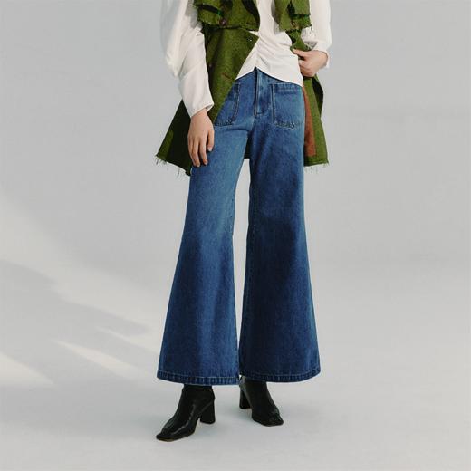 LIYIHAN 直筒喇叭牛仔裤 Y233K05950 商品图1