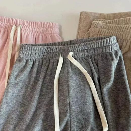 【秋冬新款！穿出高！瘦！美！】仿羊绒高腰阔腿裤，加绒垂感糯米绒面料，舒适保暖。直筒设计，显瘦拖地。秋冬新款，休闲百搭。li 商品图4