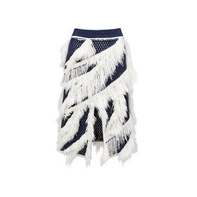 几何浮线毛感半裙——NAN KNITS秋冬新品