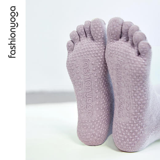 凡圣瑜伽花纱时尚长筒瑜伽袜 FW029 商品图7