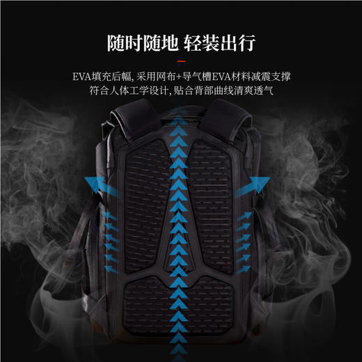 VSGO摄影包双肩包黑鹞微单反相机包-16L隐匿黑 商品图4