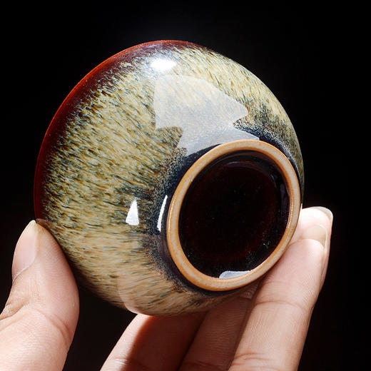 【12生肖款！窑变茶盏】窑变建盏天目茶杯釉下彩陶瓷品名杯12生肖茶盏家用均窑主人杯茶盏li 商品图2