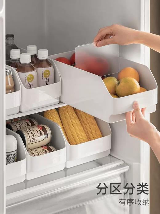 懒角落冰箱收纳盒家用厨房食品级蔬菜鸡蛋保鲜盒饮料盒子整理神器 商品图1