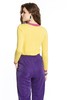 AVA 黄色圆领针织上衣 3584 商品缩略图2