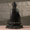 清 紫檀木雕持卷观音像 商品缩略图1