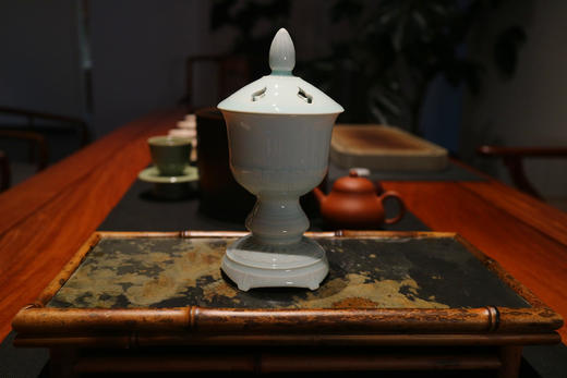 宋徽宗 听琴图 同款琴炉复刻 影青湖田窑 宋代美学 商品图1