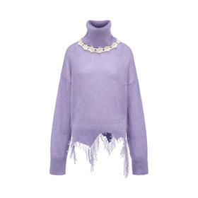 雪花高领毛衣——NAN KNITS秋冬新品