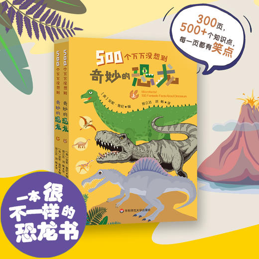 500个万万没想到 奇妙的恐龙 上下两册 恐龙知识百科书 商品图0