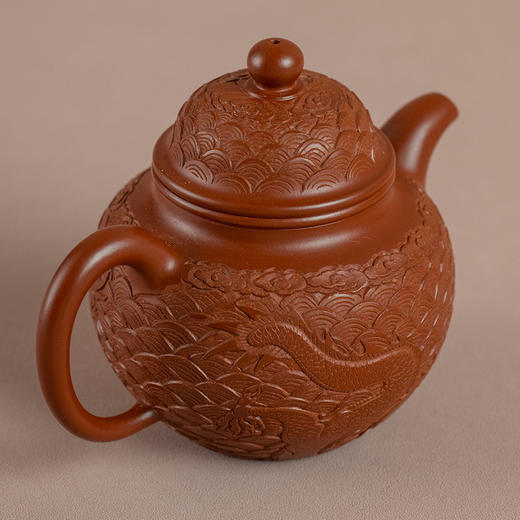 吴芳娣 《龙纹掇只壶》 正高级工艺美术师 商品图1