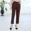 佐尔美秋季新款 休闲百搭弹力腰长裤女E23KC20 商品缩略图0