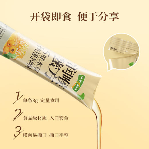 汪氏旗舰店官方正品枇杷蜂蜜纯正天然薄荷儿童枇杷润喉蜜方便携装 商品图1