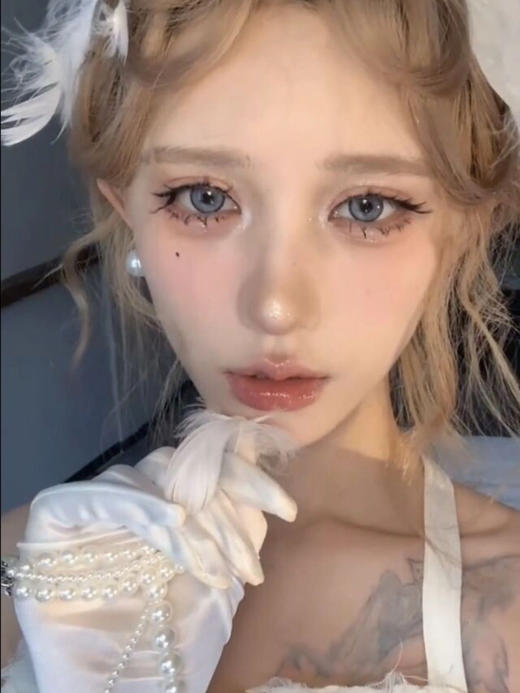 【年抛】芝加哥灰 sugarplum糖豆  | 中直径14.2 着色13.4  | 【同品牌多副美瞳更划算，选款色板在详情页内】，灰色美瞳 商品图2